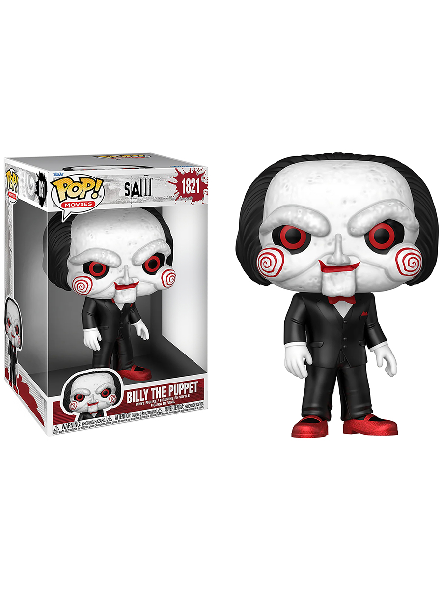Фигурка Funko POP! Movies Saw: Billy the Puppet 10" (1821)