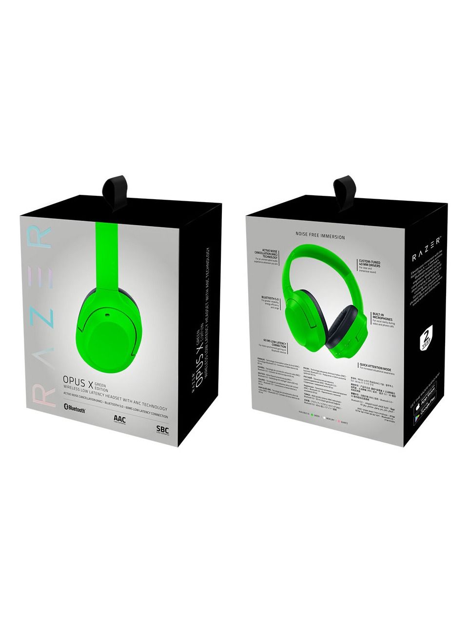 Компьютерная гарнитура Razer Opus X Green