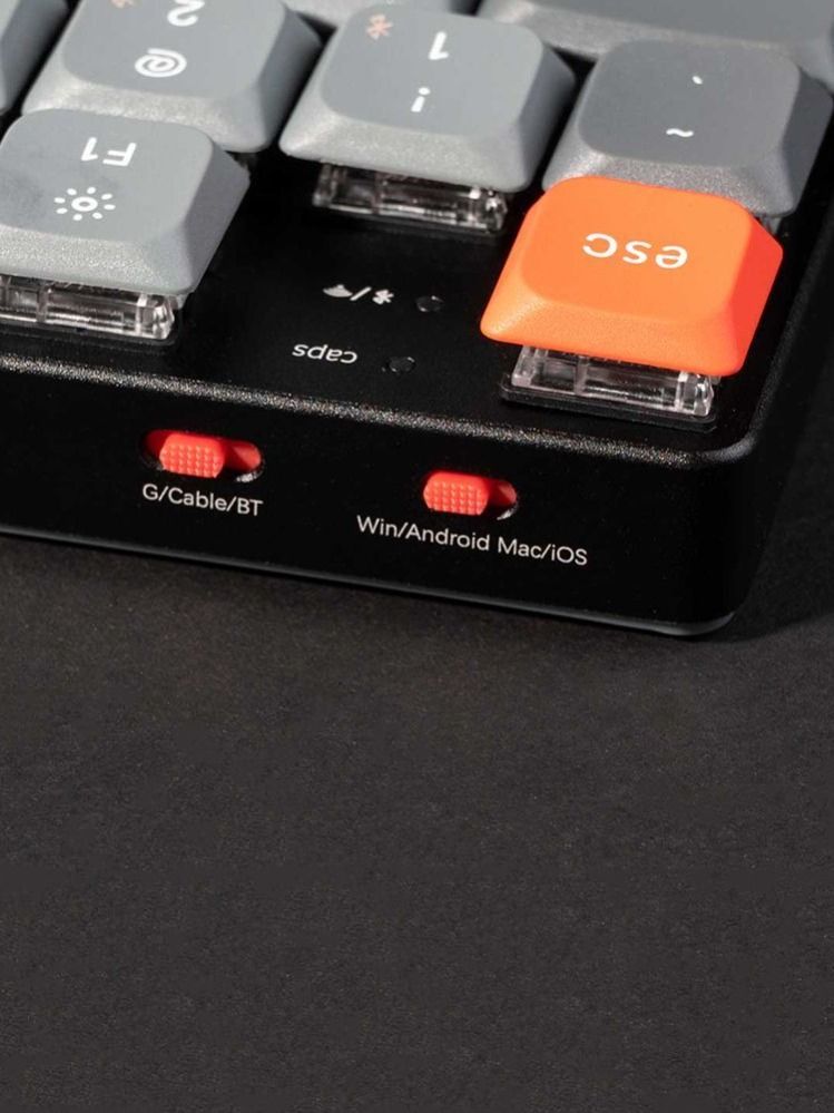 Клавиатура Keychron K5 Max QMK/VIA Wireless RGB Backlight Hot-Swappable (Low Profile Gateron Mechanical Red Switch)