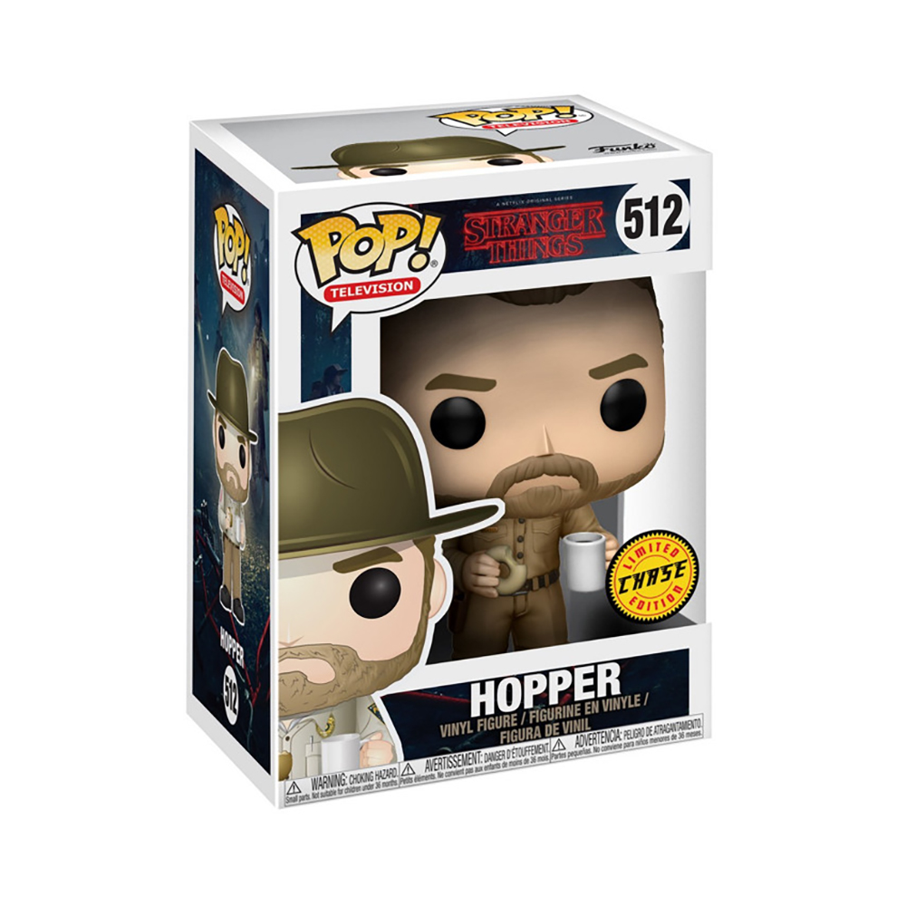 Фигурка Funko POP! Stranger Things: Hopper (512) (Chase Limited Edition)