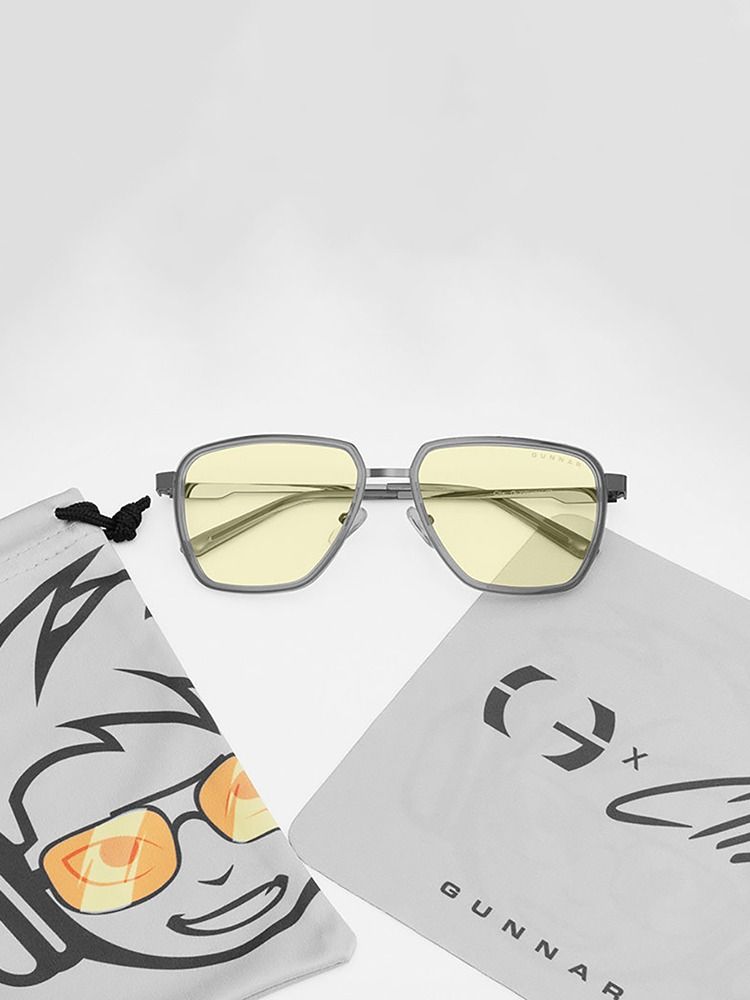 Компьютерные очки Gunnar Clix Gaming Goggles Stone/Gunmetal (Amber Lens Tint)