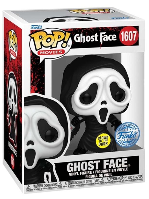 Фигурка Funko POP! Movies Ghost Face: Ghost Face (Glows in the Dark) (1607)