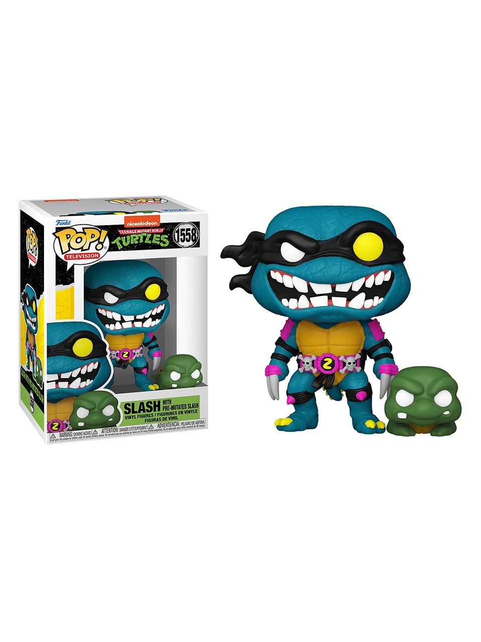 Фигурка Funko POP! TMNT: Slash with Pre-Mutated Slash (1558)
