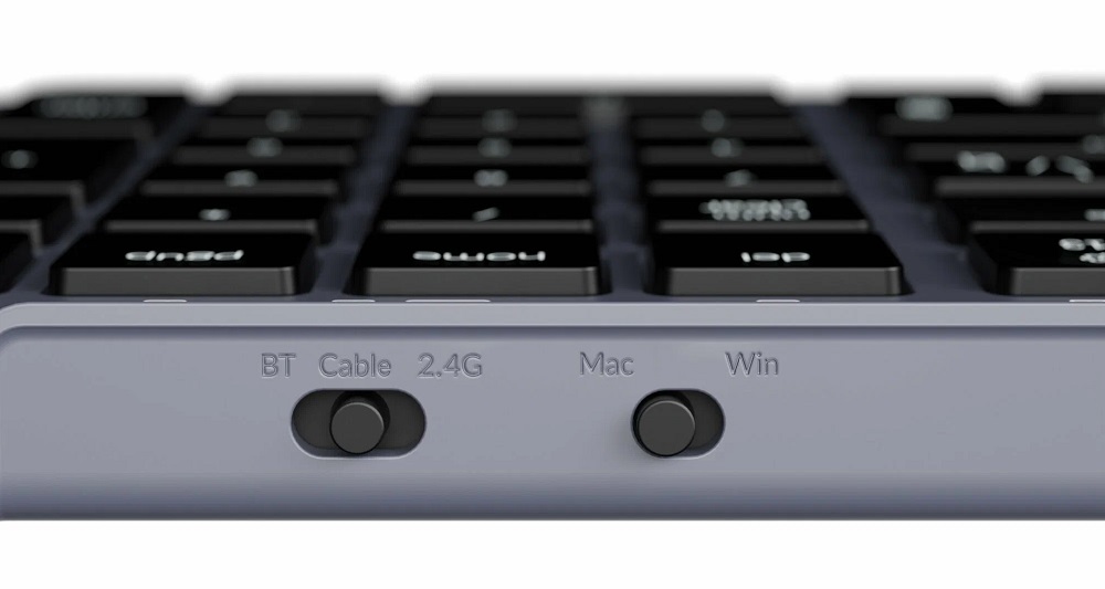 Клавиатура Keychron B2 Pro Ultra-Slim Wireless Space Gray