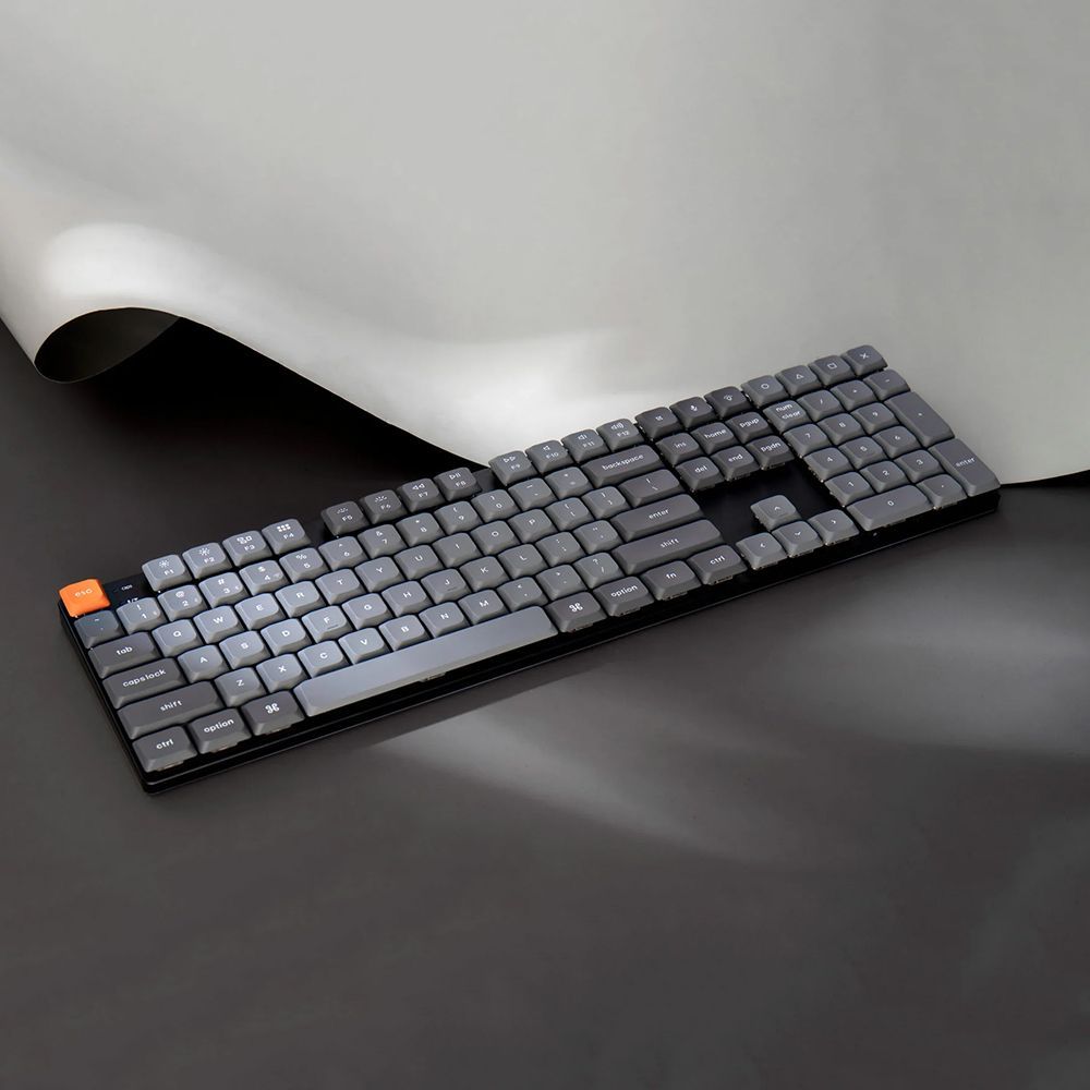 Клавиатура Keychron K5 Max QMK/VIA Wireless White Backlight (Low Profile Gateron Mechanical Red Switch)