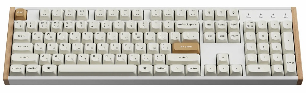 Клавиатура Keychron K10 HE Wireless Special Edition White (Gateron Double-Rail Magnetic Nebula Switch)