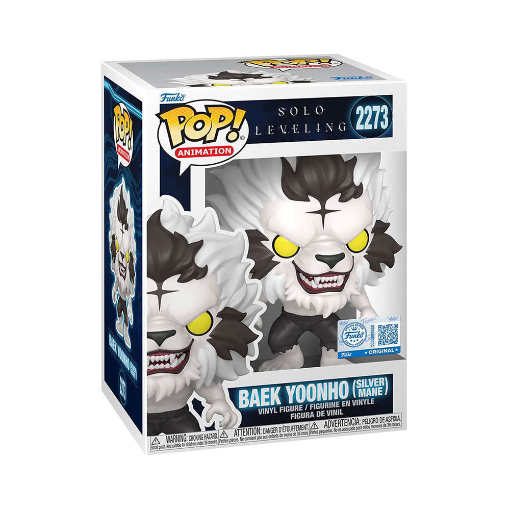 Фигурка Funko POP! Solo Leveling: Baek Yoonho (Silvermane) (2273)