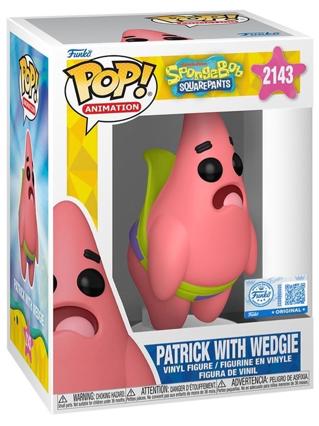 Фигурка Funko POP! Spongebob SquarePants: Patrick with Wedgie (2143)