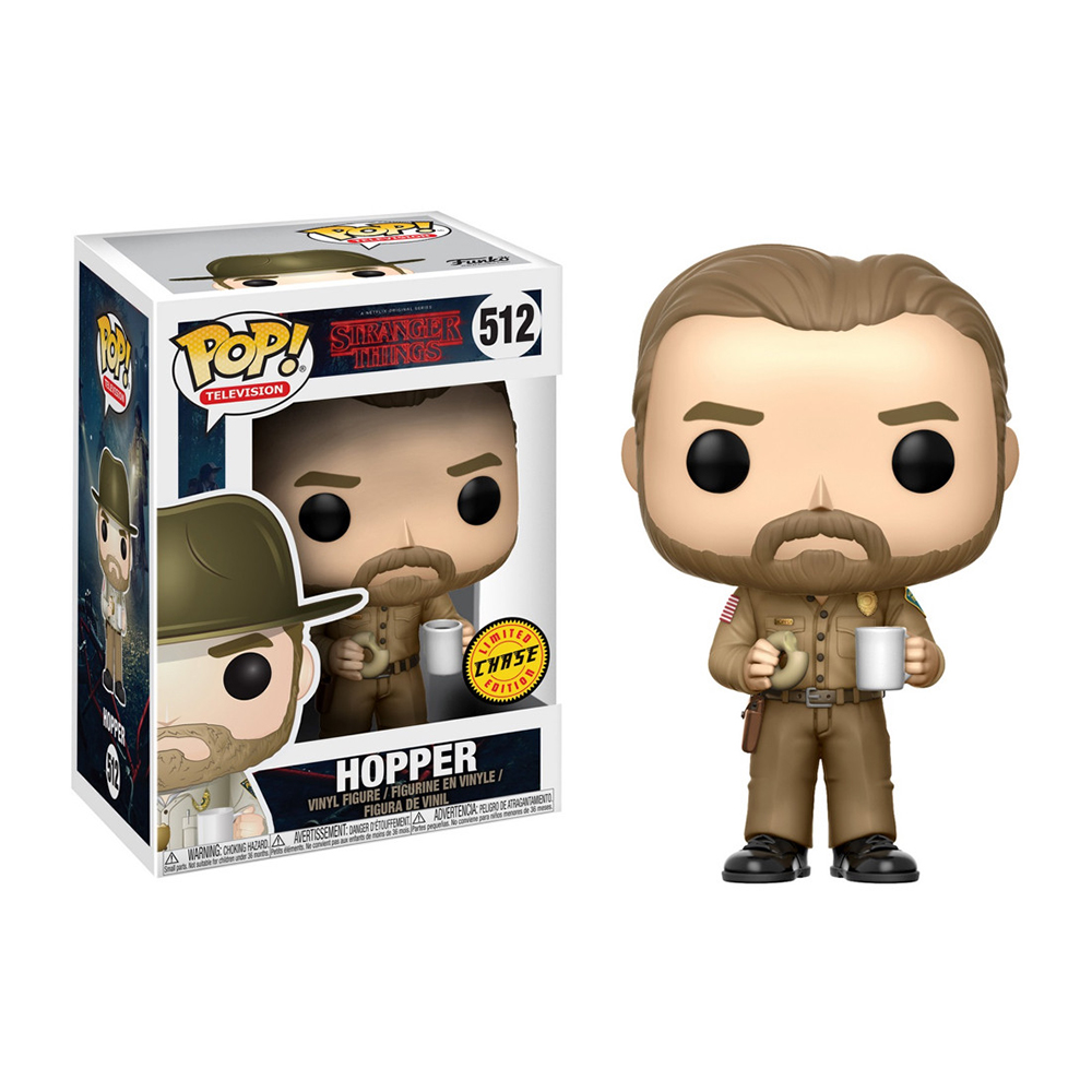 Фигурка Funko POP! Stranger Things: Hopper (512) (Chase Limited Edition)