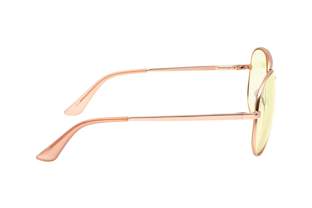 Компьютерные очки Gunnar Maverick Rose Gold (Amber Lens Tint)