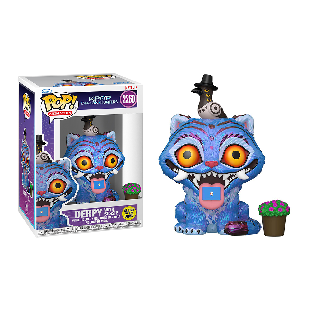 Фигурка Funko POP! KPop Demon Hunters: Derpy with Sussie (2260) (Glows in the Dark)