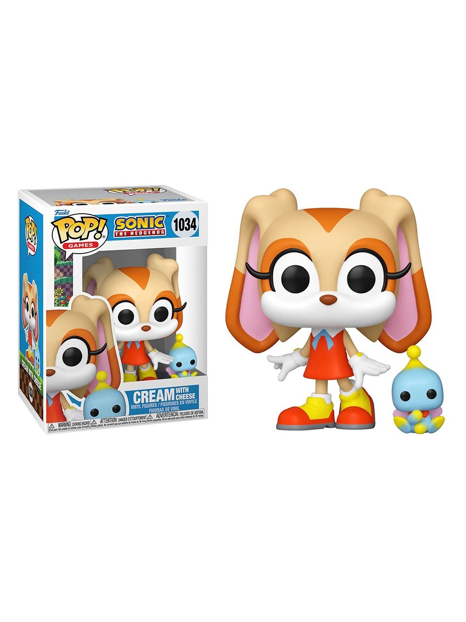 Фигурка Funko POP! Sonic the Hedgehog: Cream with Cheese (1034)