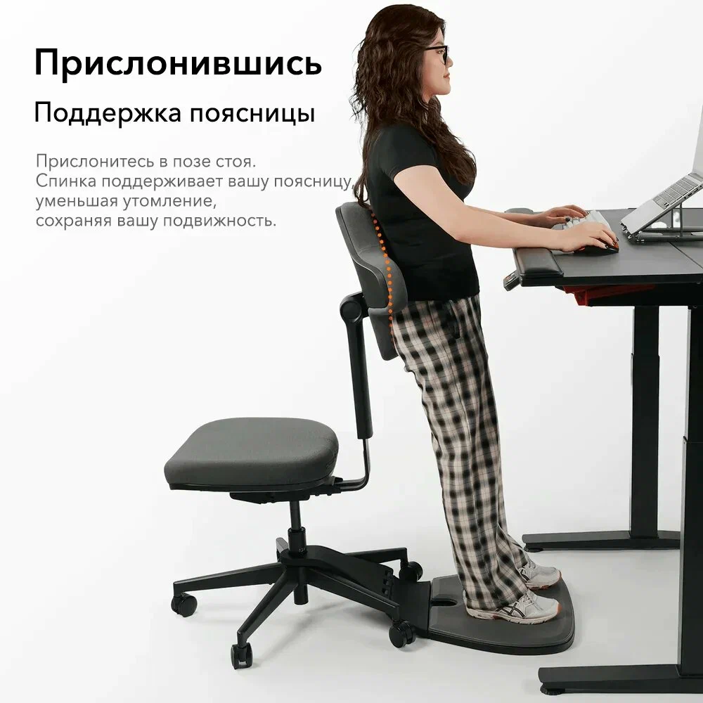 Компьютерное кресло FoxGear ARTZ Dark Grey (Size Medium)